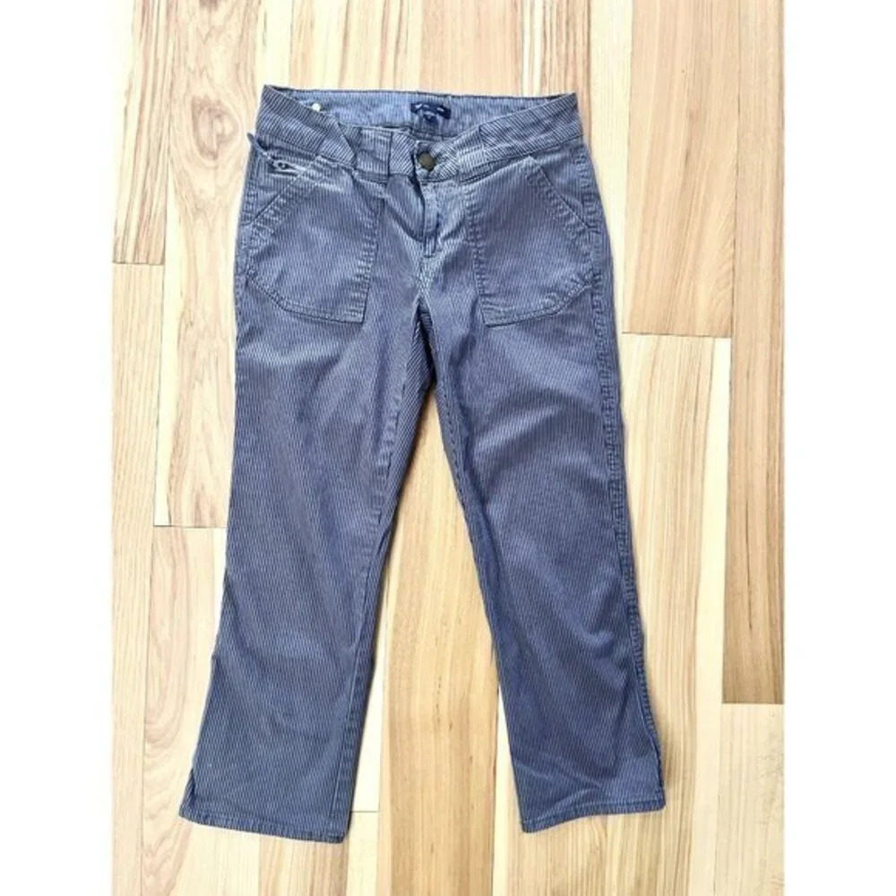 Gap Cropped Cotton Pants 2 Blue